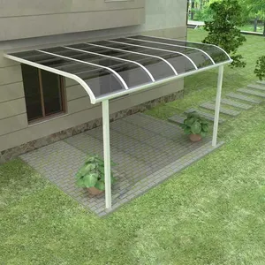 Patio Roof Cover Garages Canopies Carports Glass Gazebo Car Port Canopy Corridor Roof Reflected Sunlight Lowering Temperature