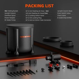 Spider nông dân 13-gallon xô chuyên nghiệp tự động hệ thống tưới nhỏ giọt Bộ dụng cụ hoàn chỉnh trong nhà hệ thống tưới nước tự động - Product Image 6