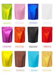 Sac debout pochette en aluminium pour aliments sac en plastique compostable en feuille personnalisée sacs d'épicerie en plastique pour aliments - Product Image 5