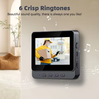 Videoportero Inteligente con Pantalla LCD TFT de 4.3 Pulgadas, Inalámbrico de 2.4G, Gran Angular de 110 Grados, Visión Nocturna, Intercomunicador de Video Bidireccional