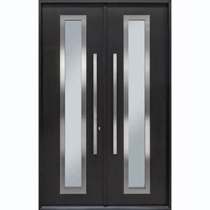 Porte d'entrée en alliage d'aluminium ignifuge, porte de secours, porte d'entrée principale, matériaux de construction pour entrepôts commerciaux, vente en gros - Product Image 2