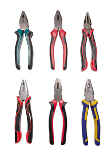 DIY Insulated Electrica Wire Cutter Combination Pliers Soft Grip PVC <strong>Handle</strong> Steel Industrial Hand <strong>Tools</strong> Metric OEM - Product Image 4
