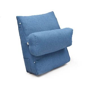 Tianyuexu — coussin de <span class=keywords><strong>voiture</strong></span> en forme de Triangle, <span class=keywords><strong>pour</strong></span> le <span class=keywords><strong>dos</strong></span>, canapé, oreiller, mousse, <span class=keywords><strong>pour</strong></span> adultes, Logo personnalisé utilisé, Polyester/lin - Product Image 3