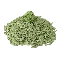 CHONGCI Pasir Kucing Tofu Ramah Lingkungan Biodegradable dengan Bahan Kedelai & Tanaman 2.6kg Granul Silinder Putih