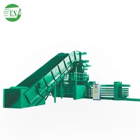 Waste Carton Papers Cardboard Hydraulic Pressing Baling Machine