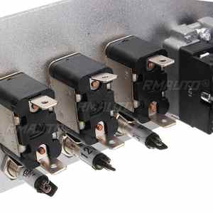 Panel de interruptores de encendido/apagado de motor de coche de carreras LED de 12V con botón pulsador de arranque - Product Image 3