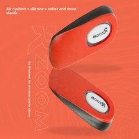 Semelles intérieures confortables à coussin d'air pour augmenter la hauteur, inserts de talon avec amorti Poron pour soulager les douleurs aux pieds, idéales pour le sport