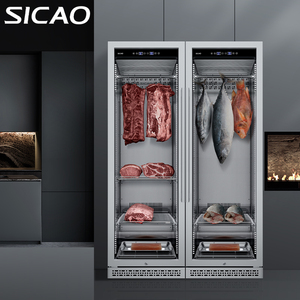 SICAO Armoire de maturation à froid pour steak de bœuf, en acier inoxydable, intégrée, pour la maison et la restauration - Product Image 5
