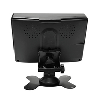 SeemeTech 7 İnç Siyah Su Geçirmez Taşınabilir Araç LCD Monitörü IPS Ekran 1024x600 Çözünürlük VGA AV/Havacılık Başlık Bağlantıları