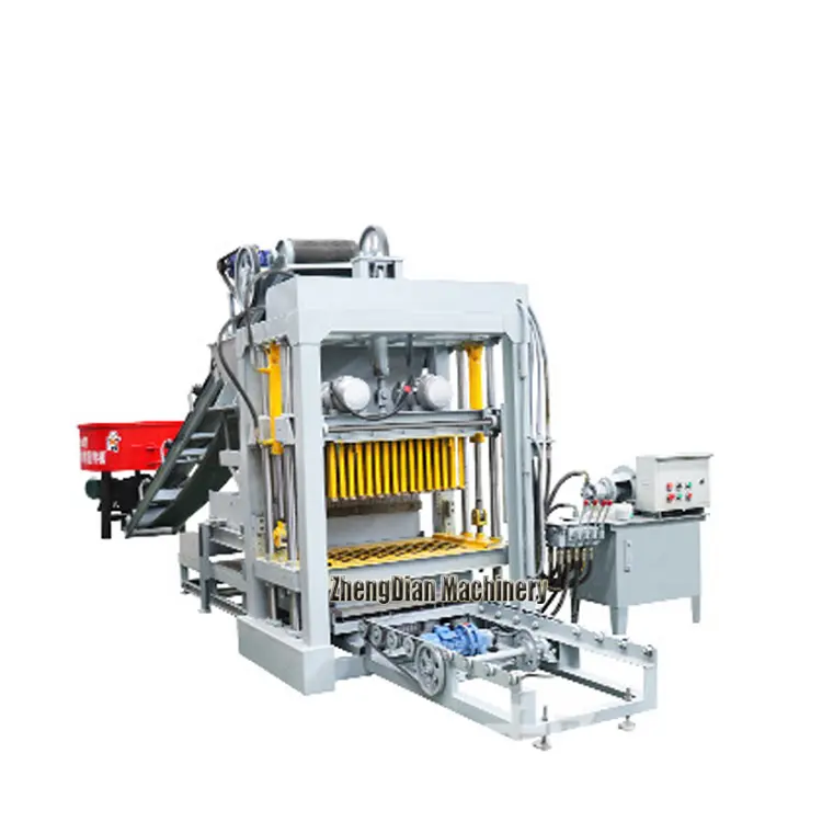 Mesin cetak bata beton QT4-20/mesin pembuat blok usa/mesin pembuat bata daftar harga di india