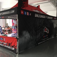 Tente publicitaire en alliage d'aluminium 10x20 avec logo personnalisé pour événements en plein air, salons professionnels, promotions, vendeur, tente chapiteau Pop 3x3