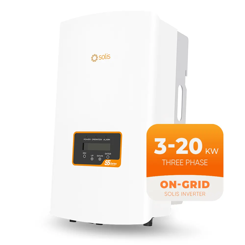 Solis 10 Kw Solar Inverter 3Kw 5Kw 6Kw 10Kw 15Kw 20Kw 3 Phase On Grid Tie Inverter