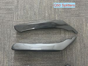 Mrd Miễn Phí Vận Chuyển Cho Infiniti Q50 2014-2021 Sợi Carbon Phía Sau Khuếch Tán Mở Rộng <span class=keywords><strong>Side</strong></span> Góc Bìa Splitters - Product Image 6