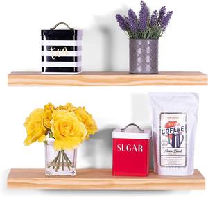 <strong>Floating</strong> <strong>Shelves</strong> Solid <strong>Wood</strong> Decorative <strong>Floating</strong> Shelving, Modern Rustic <strong>Floating</strong> <strong>Shelf</strong> - Product Image 1