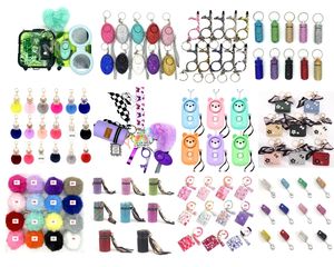 個人用護身キーホルダー アクセサリー 緊急保護ガジェットキット 女性向け護身用キーチェーンセット - Product Image 1