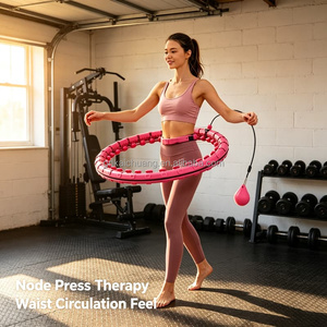 Regalo de Cumpleaños: Aro de <span class=keywords><strong>Hula</strong></span> Inteligente con Peso para <span class=keywords><strong>Fitness</strong></span>, Entrenador de Cintura para Pérdida de Grasa, para Adultos, Hombres, Mujeres, Estudiantes y Niños - Product Image 6