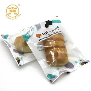 China Suppliers Pet/Pe Snack Packaging Food Grade Packaging Custom Bags With Logo Cookie Zip lock Bag Plastic Bread Bag