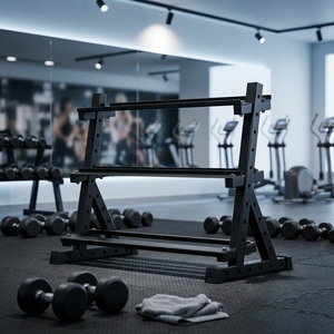 Wholesales Foldable <strong>Dumbell</strong> <strong>Rack</strong> Three Layer Stand Fitness Equipment Storage <strong>Rack</strong> Fitness Gym Equipment - Product Image 5