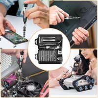 Kit d'outils de réparation magnétique DIY Grade 115 1, jeu de tournevis de précision multi-usages pour électronique, iPhone, projets DIY, acier OEM