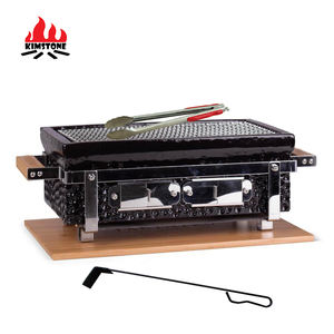 Kimstone 17.5 pouces <span class=keywords><strong>Kamado</strong></span> série de table Barbecue en céramique <span class=keywords><strong>Four</strong></span> <span class=keywords><strong>japonais</strong></span> Hibachi Grill - Product Image 5