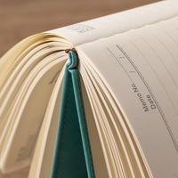 Cuaderno de Negocios con Cubierta de Cuero A5, Logotipo Grabado, Papel Grueso, con Portaplumas, en Oferta