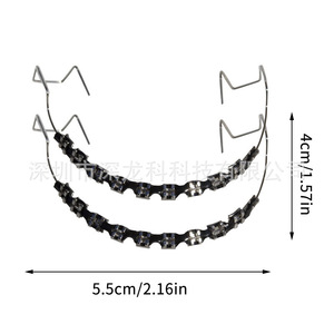 Nuevos aparatos dentales de estilo exportación, aparatos decorativos multicolor con ganchos, coloridos, modernos, anticaída, duraderos, elegantes - Product Image 4