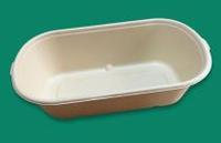 Einweg-Lebensmittelbehälter aus Zellstoff, 16g, 700ml, für leichte Mahlzeiten, Bagasse-Box, plastikfrei, stapelbar, mikrowellengeeignet, für Catering