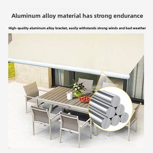 <span class=keywords><strong>Toldo</strong></span> Eléctrico de PVC Moderno, Oculto, con Control Remoto Inteligente, Anticorrosión, Antitifón, de Montaje en Pared, para Zonas Costeras - Product Image 4