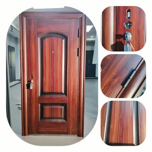 Custom-Made <span class=keywords><strong>porte</strong></span> antifurto in ferro battuto contemporaneo per ville magazzini appartamenti-sicurezza esterna di origine cina - Product Image 5
