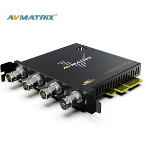 Avmatrix 4CH SDI 1080p60 thẻ chụp PCIe độ trễ cực thấp cho hội nghị truyền hình trực tuyến đa kênh <span class=keywords><strong>MAC</strong></span>/PC - Product Image 1