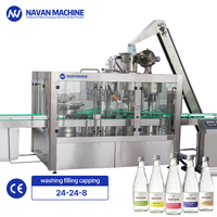 Machine de remplissage et de bouchage entièrement automatique pour bouteilles en verre d'eau gazeuse
