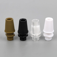 Pince de serrage de câble vintage en plastique pour support de lampe