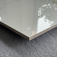 Carreaux de sol en porcelaine effet marbre blanc de haute qualité 600x600 pour l'intérieur, modernes, pour le salon, en gros en Chine