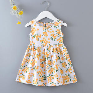 Vestido de Verano para Niñas 2022 de Alta Calidad, Estampado Floral, Estilo Princesa, Vestido de Playa, Falda Tipo Vestido, Ropa Infantil, Vestido Línea A - Product Image 5