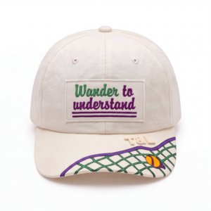 Premium Woven Patch Logo 6-Panel Adjustable Dad Hat 100% Polyester <b>Waterproof</b> Technical Fabric Curved Unstructured Sport Sun <b>Cap</b> - Product Image 5