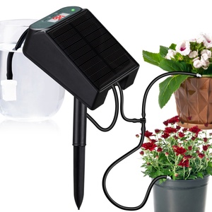 Solar Powered Automatic Plant Waterer Kit Drip Irrigation System with <b>Timer</b> Modes & Anti-Siphoning Device Plastic Material - Product Image 1
