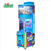 Distributeur de capsules de jouets à monnayeur Fantasy Star 1,8 m avec graphismes spatiaux et LED pour parc d'attractions