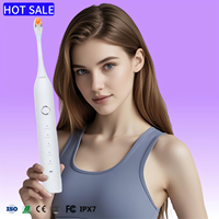 Brosse à dents vibrante de haute qualité OEM ODM nettoyage en profondeur batterie 2000mah brosse à dents oscillante intelligente vente en gros