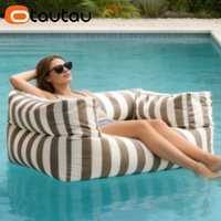 Housse de pouf d'extérieur OTAUTAU pour jardin, piscine, plage, canapé, fauteuil SF493 – Sans rembourrage, à acheter séparément