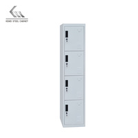 Haute qualité 4 portes compartiment métal casier armoire personnel salle de sport école acier armoire de rangement pour vestiaire