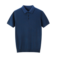 Pull-over en maille de luxe pour homme, élégant et décontracté, à manches courtes, en laine mérinos et cachemire