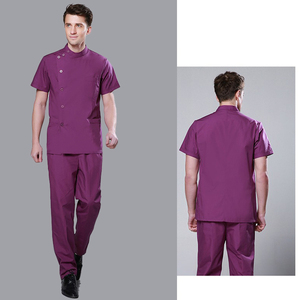 Tenue d'hôpital personnalisable avec logo pour homme, uniforme de clinique dentaire, vêtements de soins infirmiers, <span class=keywords><strong>haut</strong></span> et pantalon, ensembles d'infirmières - Product Image 5
