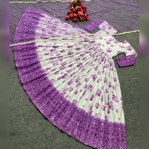 2025 recién llegados última tendencia étnica impresa mujeres Anarkali traje con pantalones y Dupatta trajes étnicos tradicionales - Product Image 1