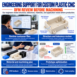 Servicios de Mecanizado Personalizados OEM, Mecanizado CNC de Precisión, Carcasa de Plástico ABS PMMA PTFE PPS para UAV Android, Prototipo de Torneado CNC - Product Image 5