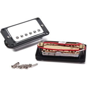 Pastilla para guitarra eléctrica LP, doble bobina cromada para mástil y puente, estilo Les Paul - Product Image 5