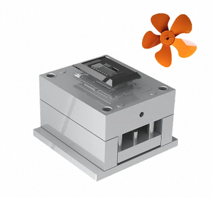 قالب مروحة صب حقن OEM/ODM مخصص من الشركة مع سطح مصقول وقالب بلاستيكي بقاعدة <span class=keywords><strong>LKM</strong></span> - Product Image 1