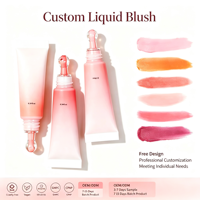 Nouvelle Arrivée 2026 – Blush Liquide Minéral Waterproof, Marque Privée, Léger, Longue Tenue, Végan, Vente en Gros, Maquillage Naturel