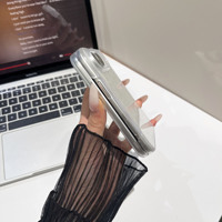 Compatible avec l'étui pour iPhone 18 FOLD, coque IMD, motif miroir glacier, écran pliable, antichoc pour Apple Ultra Cover