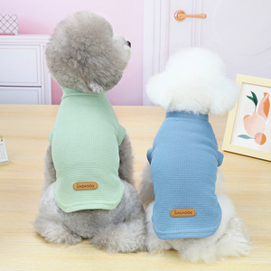 <span class=keywords><strong>Chaleco</strong></span> de diseño para perros, camiseta de tela para cachorros, atuendo para cachorros, ropa transpirable para primavera y verano - Product Image 2