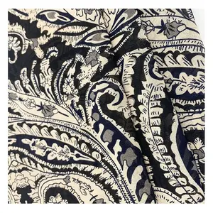 100% Polyester 75D Nhỏ Floral In Ấn Voan Váy Vải Dệt May Của Phụ Nữ Quần